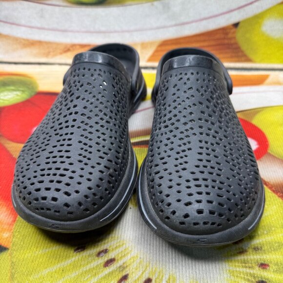 Skechers Foamier Ultra Go Clogs Shoes Men's Size 10 Black Slip on Waterproof - Picture 2 of 7